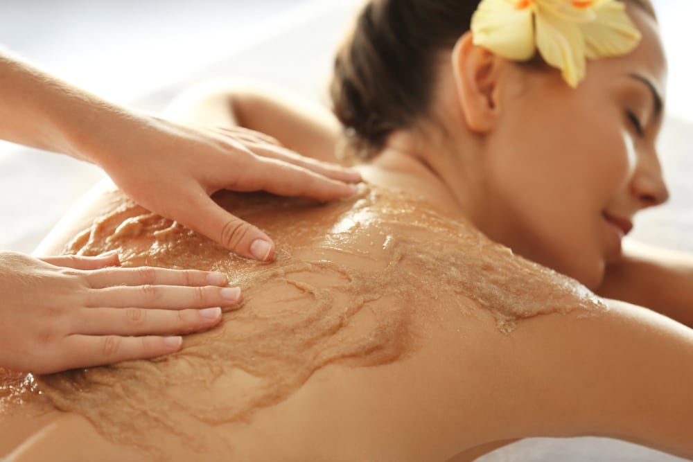Body scrub and polish treatment